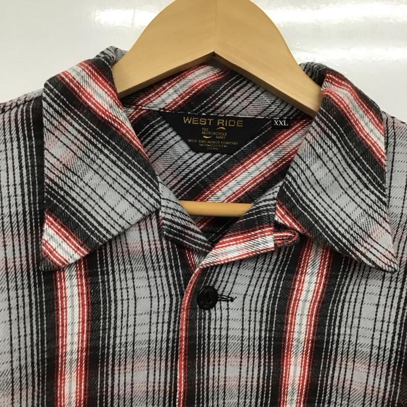 ウエストライド WESTRIDE シャツ、ブラウス 長袖 長袖シャツ チェックシャツ カラーシャツ XXL チェック マルチカラー / マルチカラー /  メンズ USED 古着 中古 10130136