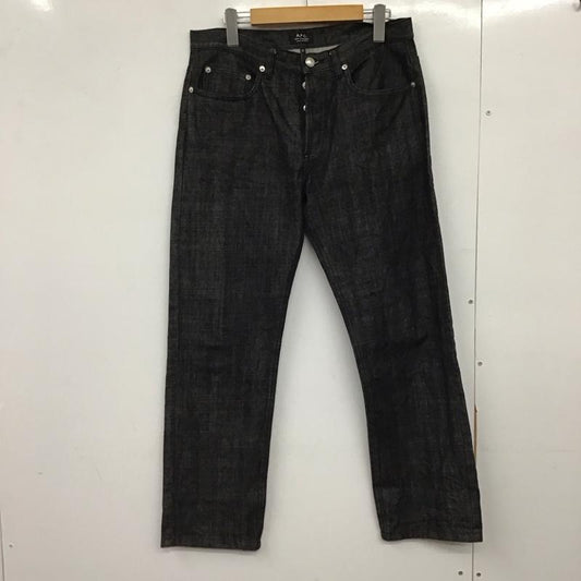 アーペーセー A.P.C. パンツ デニム、ジーンズ デニムパンツ スリムパンツ カジュアルパンツ 31インチ 無地 ダークグレー / ダークグレー /  メンズ USED 古着 中古 10150359