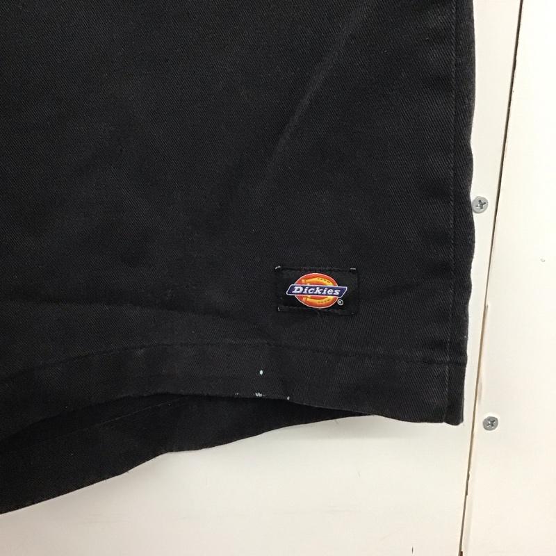 ディッキーズ Dickies パンツ ショートパンツ ショートパンツ ハーフパンツ カジュアルパンツ 34インチ ロゴ、文字 黒 / ブラック /  メンズ USED 古着 中古 10145533