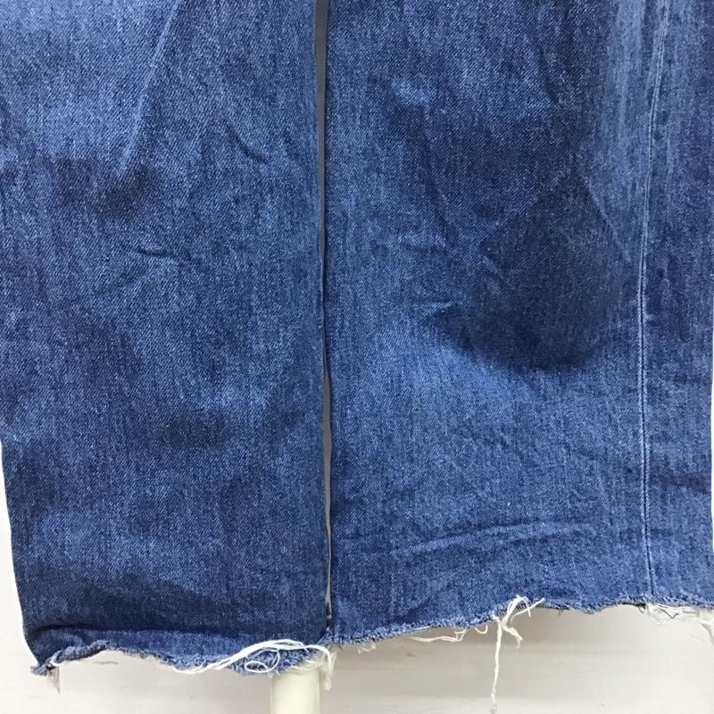 ジーナシス JEANASIS パンツ デニム、ジーンズ JS050715AA クラッシュデニム S ダメージ加工 青 / ブルー /  レディース USED 古着 中古 10120021
