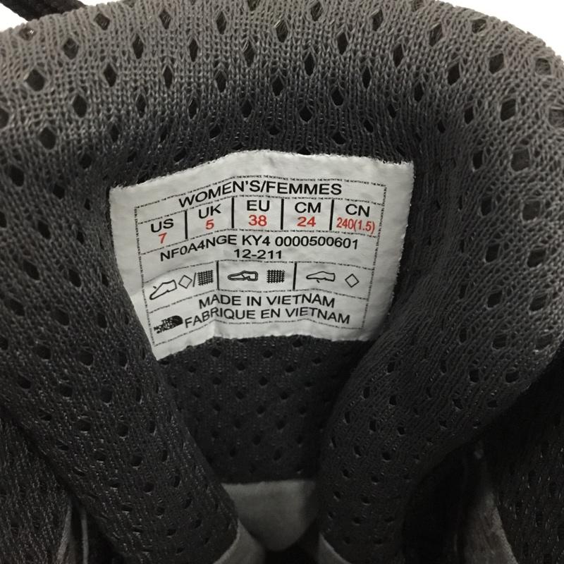 ザノースフェイス THE NORTH FACE アウトドアシューズ アウトドアシューズ NFW52020 W Creston Mid FUTURELIGHT NF0A4NGE トレッキングシューズ 24cm 箱有 24.0cm ロゴ、文字 黒 / ブラック /  レディース USED 古着 中古 10145593