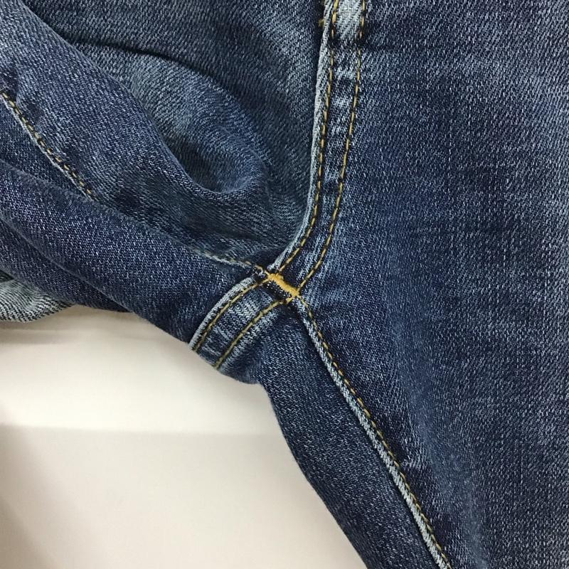 アルマーニエクスチェンジ ARMANI EXCHANGE パンツ デニム、ジーンズ デニムパンツ ストレートパンツ ワイドパンツ カジュアルパンツ ストレッチ 36 無地 インディゴ / インディゴ /  メンズ USED 古着 中古 10116622