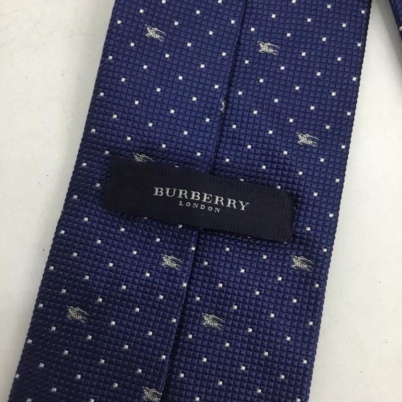 バーバリーロンドン Burberry London ネクタイ ネクタイ シルク 総柄 紺 / ネイビー /  メンズ USED 古着 中古 10150229