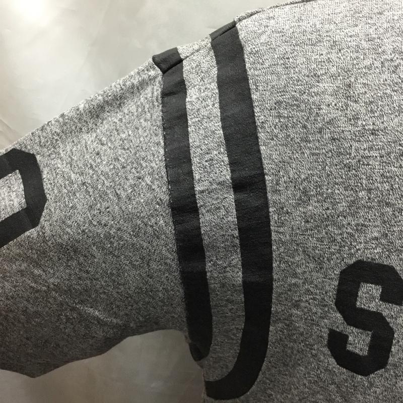 シュプリーム Supreme Tシャツ 半袖 09SS FootballTop09 フットボールTシャツ ナンバリング プリントTシャツ M ロゴ、文字 灰 / グレー /  メンズ USED 古着 中古 10114081