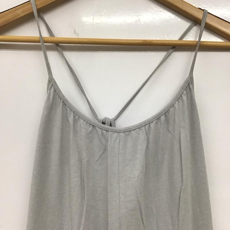 ザラ ZARA ワンピース・ドレス・オールインワン ワンピース・ドレス・オールインワン オールインワン ノースリーブ ワイドパンツ S 無地 灰 / グレー /  レディース USED 古着 中古 10134318