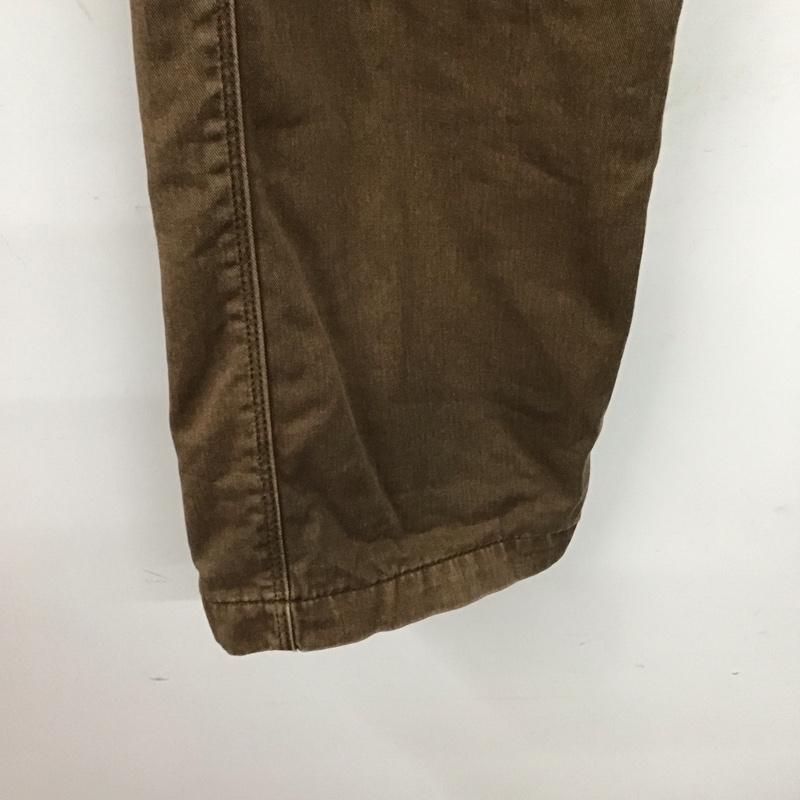 エディーバウアー Eddie Bauer パンツ デニム、ジーンズ デニムパンツ ワイドパンツ カジュアルパンツ 33インチ 無地 茶 / ブラウン /  メンズ USED 古着 中古 10139562