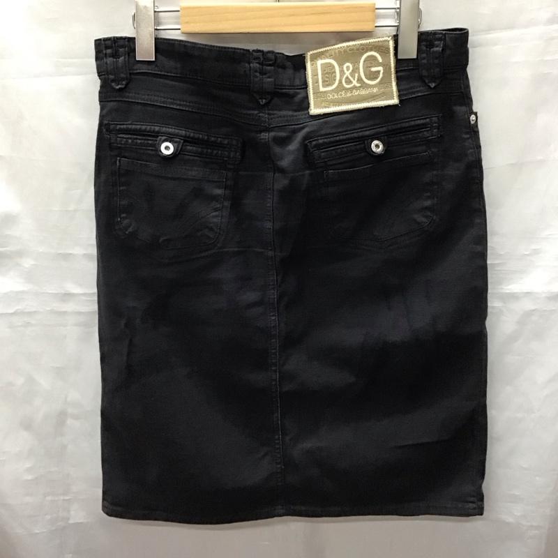 ドルチェアンドガッバーナ DOLCE&GABBANA スカート ミニスカート 26インチ 無地 黒 / ブラック /  レディース USED 古着 中古 10123414