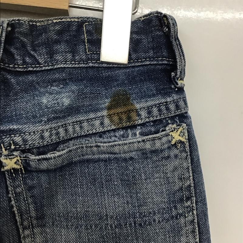 リー Lee パンツ デニム、ジーンズ 無地 インディゴ / インディゴ /  ボーイズ USED 古着 中古 10136956