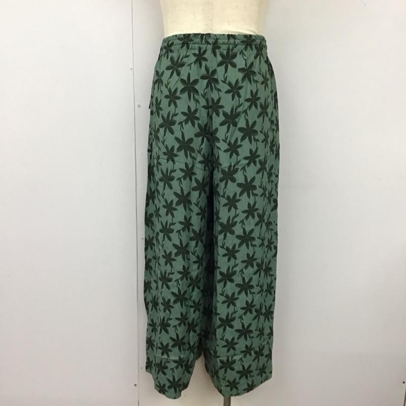 ニードルス Needles パンツ ワークパンツ、ペインターパンツ ワイドパンツ カジュアルパンツ ワークパンツ 総柄パンツ XS プリント 緑 / グリーン /  メンズ USED 古着 中古 10119427