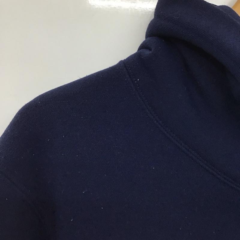 ザノースフェイス THE NORTH FACE パーカー 長袖 nt61507 フード付きパーカー プルオーバーパーカー S ロゴ、文字 紺 / ネイビー /  メンズ USED 古着 中古 10141647