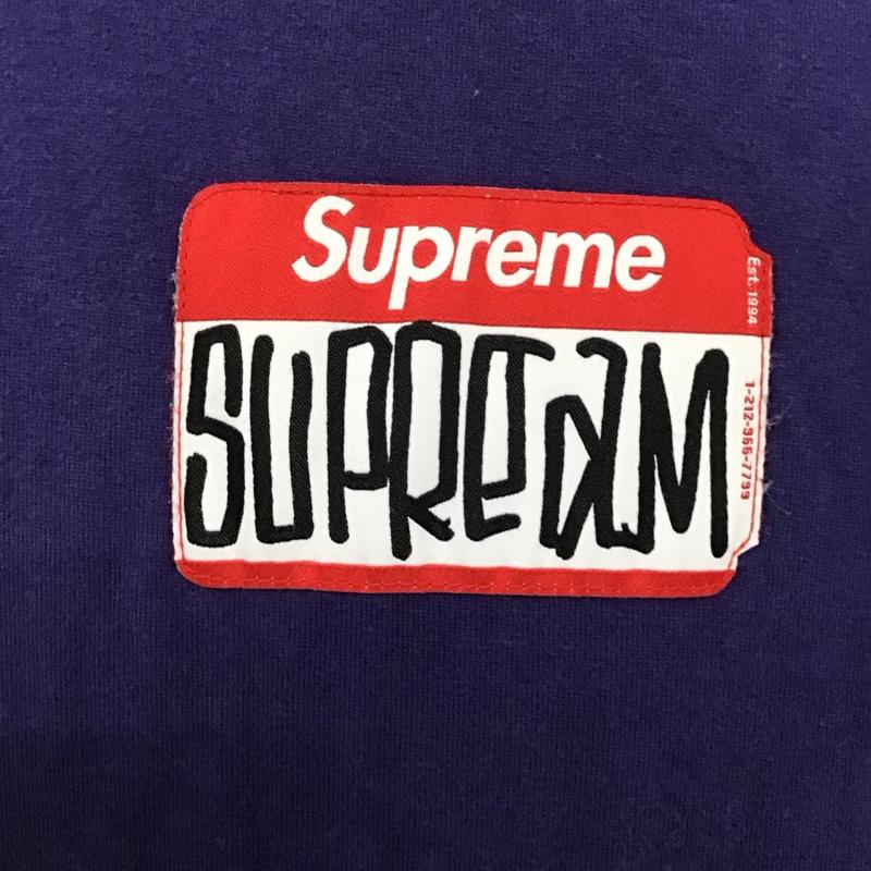 シュプリーム Supreme Tシャツ 半袖 21AW GonzNametagS/STop 半袖カットソー プリントTシャツ M ロゴ、文字 紫 / パープル /  メンズ USED 古着 中古 10120386