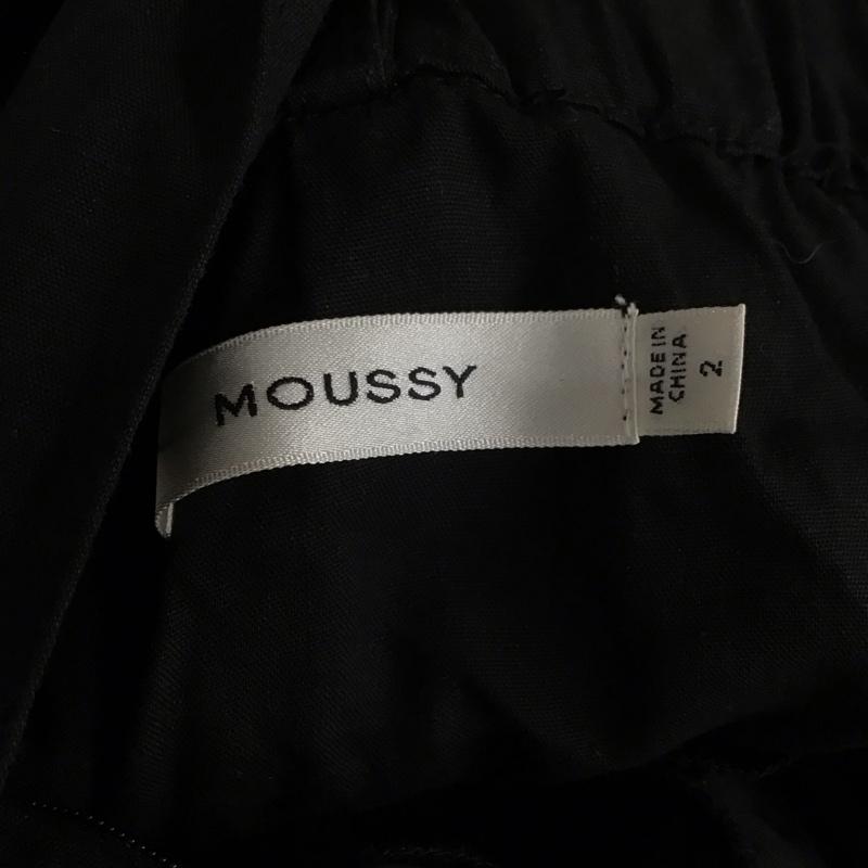マウジー MOUSSY ワンピース ロングスカート 010caf30-5930 BACKRIBBONCAMIDRESS ノースリーブロングワンピース 2 無地 黒 / ブラック /  レディース USED 古着 中古 10115913