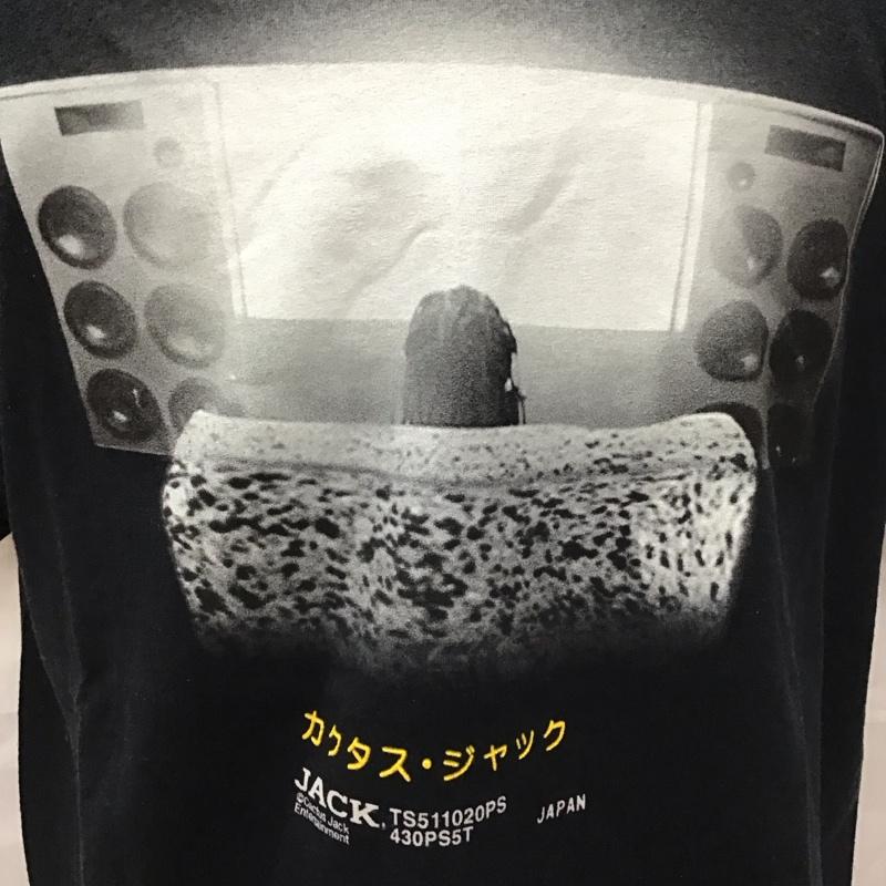 カクタスジャック Cactus Jack Tシャツ 半袖 半袖カットソー プリントTシャツ クルーネックカットソー L プリント 黒 / ブラック /  メンズ USED 古着 中古 10113167