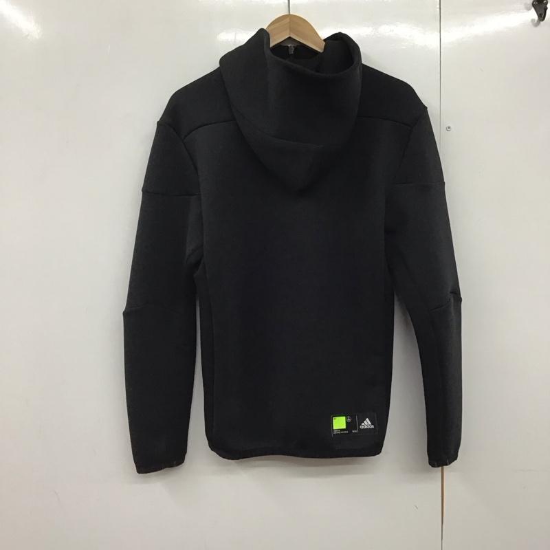 アディダス adidas ジャケット、上着 ジャンパー、ブルゾン gp7838 Z.N.E.IIM ジップパーカー スポーツウェア ロゴ、文字 黒 / ブラック /  メンズ USED 古着 中古 10141248