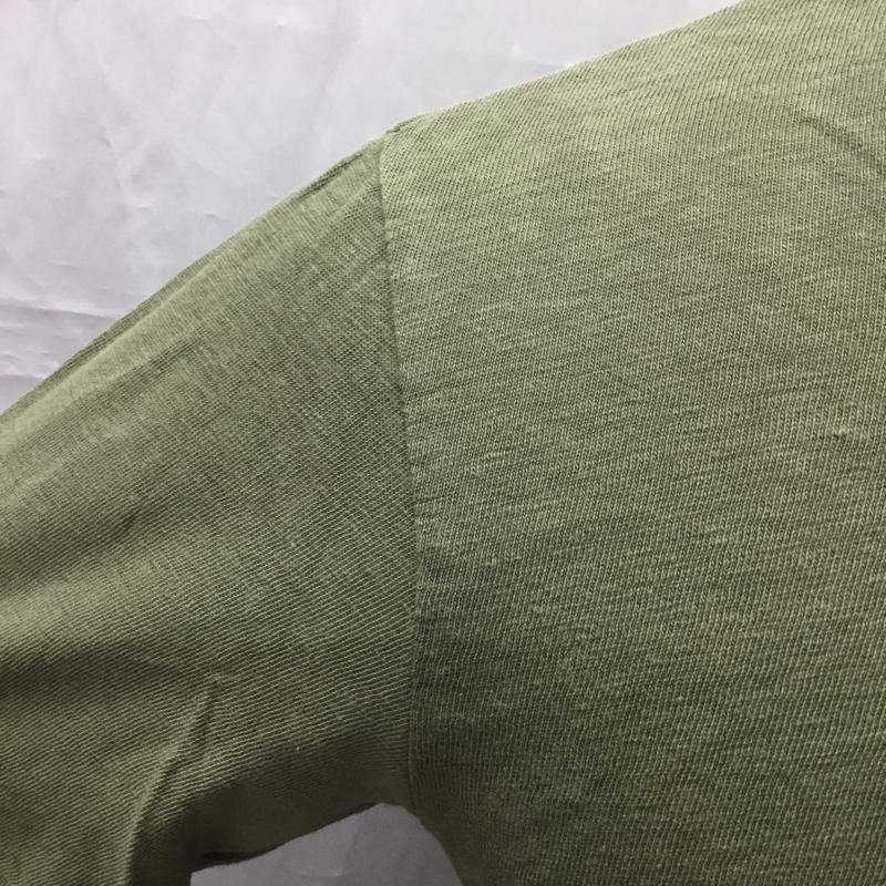 フォーティーファイブアールピーエム 45RPM Tシャツ 半袖 バックプリント 2 ロゴ、文字 カーキ / カーキ /  メンズ USED 古着 中古 10112384