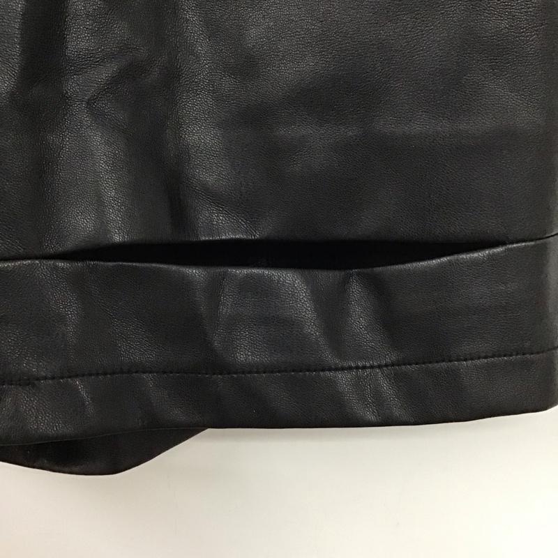 ジーナシス JEANASIS パンツ ショートパンツ JS050662TS レザーハーフパンツ FREE 無地 黒 / ブラック /  レディース USED 古着 中古 10129248