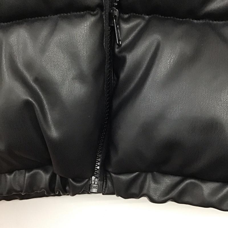 スラッピー SLOPPY ベスト ベスト ジップアップベスト ダウンベスト ノースリーブ S ロゴ、文字 黒 / ブラック /  レディース USED 古着 中古 10142449