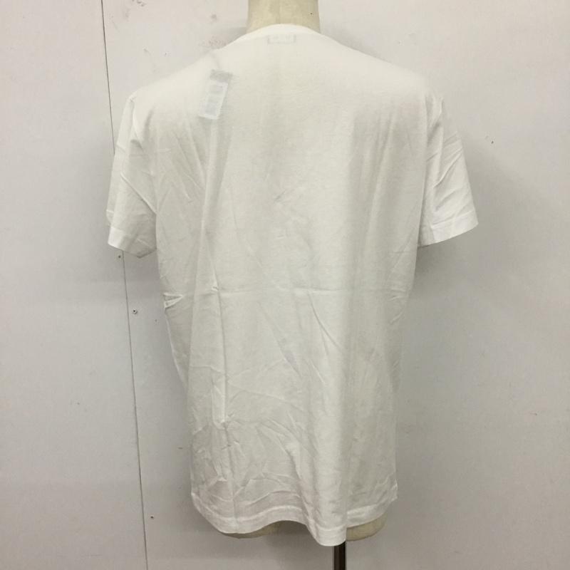ディーゼル DIESEL Tシャツ 半袖 半袖カットソー プリントTシャツ クルーネックカットソー XXL ロゴ、文字 白 / ホワイト /  メンズ USED 古着 中古 10120838