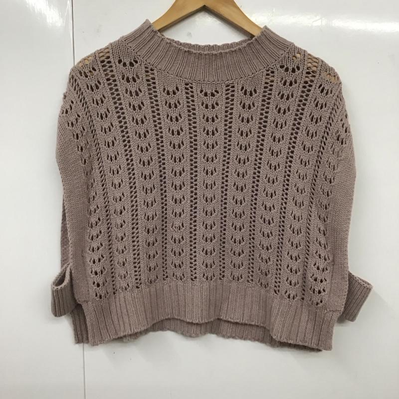アプレジュール apres jour ベスト ベスト AJ960899BW ニットベスト プルオーバー LL 無地 紫 / パープル /  レディース USED 古着 中古 10119588