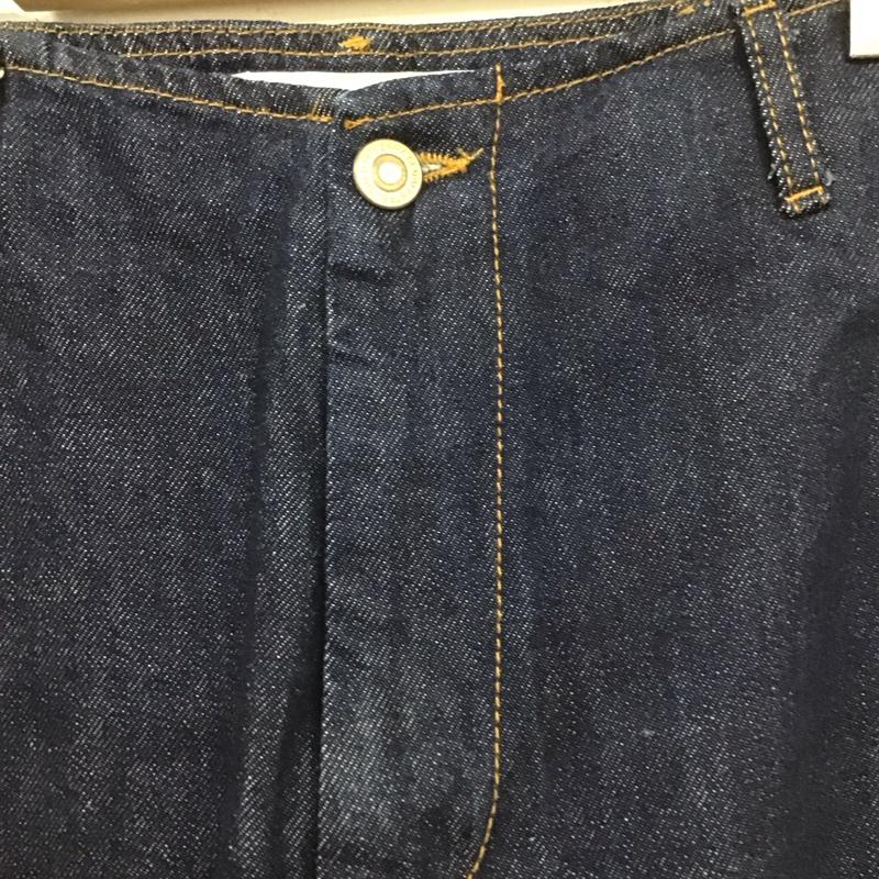 ザラ ZARA パンツ デニム、ジーンズ デニムパンツ ストレートパンツ ワイドパンツ カジュアルパンツ 36 無地 インディゴ / インディゴ /  レディース USED 古着 中古 10113271