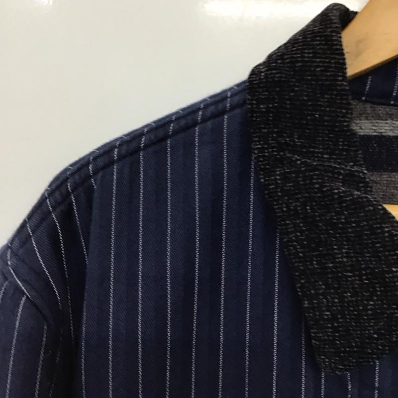 テンダーロイン TENDERLOIN コート コート一般 M ロゴ、文字 紺 / ネイビー /  メンズ USED 古着 中古 10141123