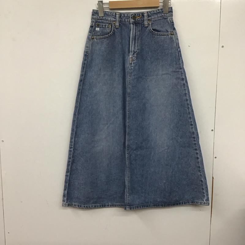 サムシング SOMETHING スカート ロングスカート SGL983 デニム スカート green label relaxing S 無地 水色 / ライトブルー /  レディース USED 古着 中古 10140382