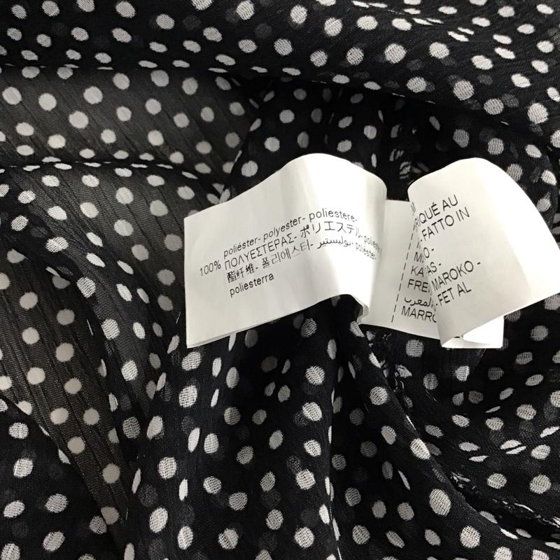 ザラ ZARA シャツ、ブラウス 長袖 シアーシャツ ブラウス L ドット 黒 / ブラック /  レディース USED 古着 中古 10136906