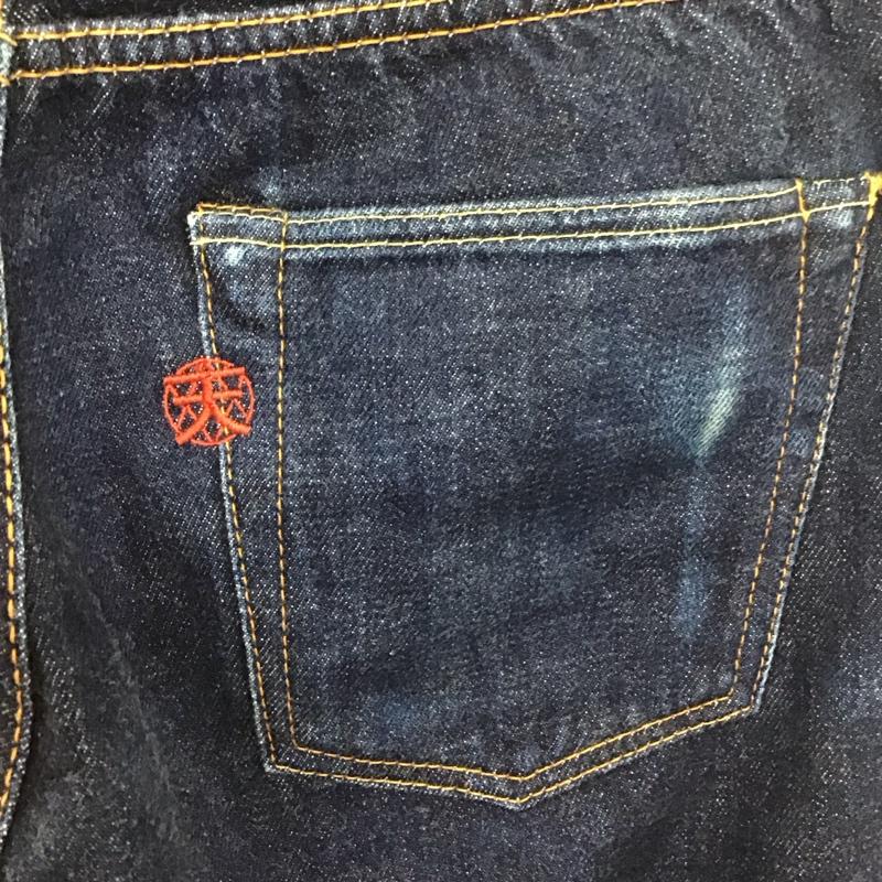 クラシキテンリョウデニム 倉敷天領デニム パンツ デニム、ジーンズ 305 ボタンフライ 30 30 無地 インディゴ / インディゴ /  メンズ USED 古着 中古 10111576