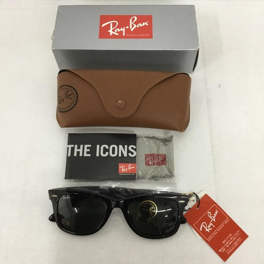 レイバン Ray-Ban めがね・サングラス サングラス RB2140-F WAYFARER カラーレンズ ケース付き ロゴ、文字 茶 / ブラウン /  メンズ USED 古着 中古 10129425