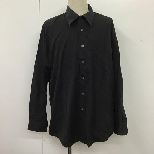 ディーケーエヌワイ DKNY シャツ、ブラウス 長袖 長袖 無地 黒 / ブラック /  メンズ USED 古着 中古 10106358
