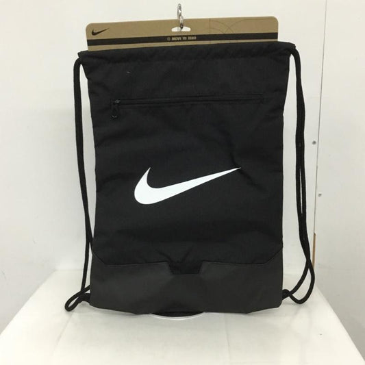 ナイキ NIKE リュックサック、デイパック リュックサック、デイバッグ DM3978 010 ブラジリア ドロー ストリング ジム サック 18L ワンポイント 黒 / ブラック /  メンズ USED 古着 中古 10131707
