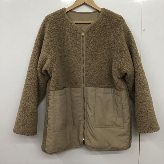 ナノユニバース nano・universe コート コート一般 673-1212001 SORONA吸湿発熱中綿リバーシブルコート FREE 無地 ベージュ / ベージュ /  レディース USED 古着 中古 10147761