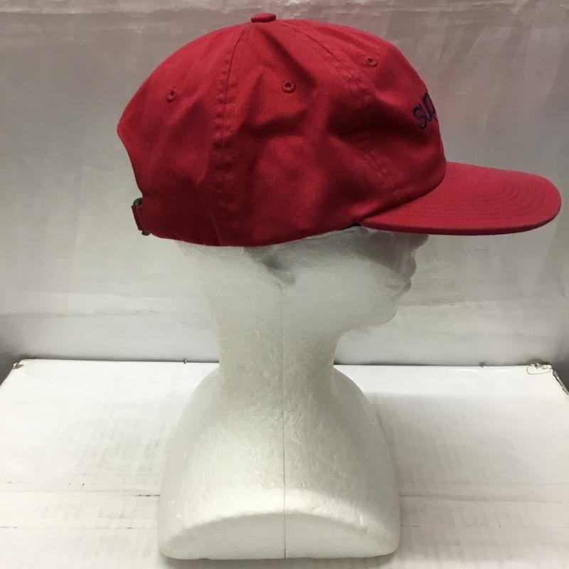 シュプリーム Supreme 帽子 キャップ Twill Classic Logo 6-Panel ロゴ、文字 赤 / レッド /  メンズ USED 古着 中古 10114736