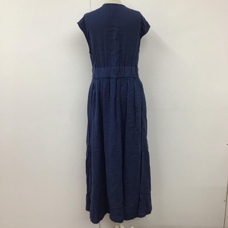 マウジー MOUSSY ワンピース ロングスカート 010CAS30-5950 Wガーゼ FREE 無地 青 / ブルー /  レディース USED 古着 中古 10112243