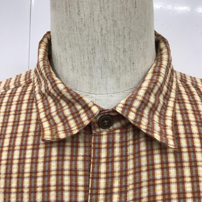 パタゴニア patagonia シャツ、ブラウス 半袖 半袖シャツ カラーシャツ 半袖カットソー チェックシャツ L チェック マルチカラー / マルチカラー /  メンズ USED 古着 中古 10109800