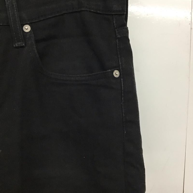 リーバイストラウスアンドコー Levi Strauss & co. パンツ デニム、ジーンズ デニムパンツ ワイドパンツ カジュアルパンツ ストレッチパンツ 31インチ 無地 黒 / ブラック /  メンズ USED 古着 中古 10147075
