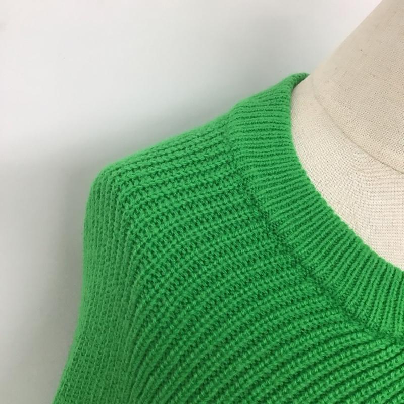 アズールバイマウジー AZUL BY MOUSSY ニット、セーター 長袖 長袖 M 無地 緑 / グリーン /  レディース USED 古着 中古 10125122
