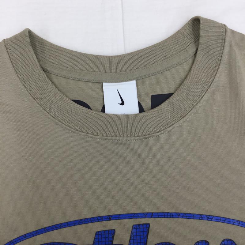 ナイキ NIKE Tシャツ 半袖 DN1758-247 Off-White x Nike L ロゴ、文字 茶 / ブラウン /  メンズ USED 古着 中古 10145797