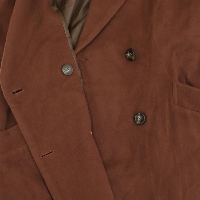 ナノユニバース nano・universe コート コート一般 673-0211001 36 無地 茶 / ブラウン /  レディース USED 古着 中古 10142541