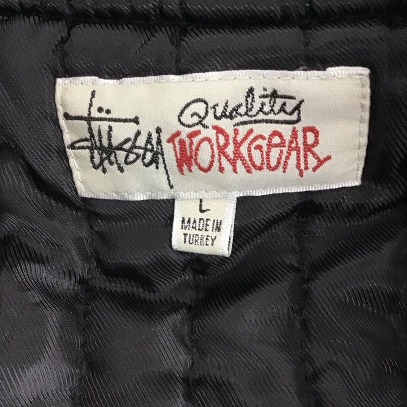 ステューシー STUSSY ジャケット、上着 ジャンパー、ブルゾン L 無地 X ロゴ、文字 黒 / ブラック /  メンズ USED 古着 中古 10124515