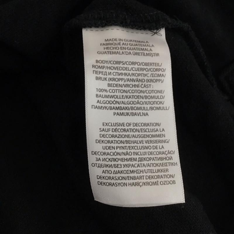 ポロラルフローレン POLO RALPH LAUREN ポロシャツ 半袖 半袖ポロシャツ カラーシャツ 半袖カットソー L ロゴ、文字 黒 / ブラック /  メンズ USED 古着 中古 10147355