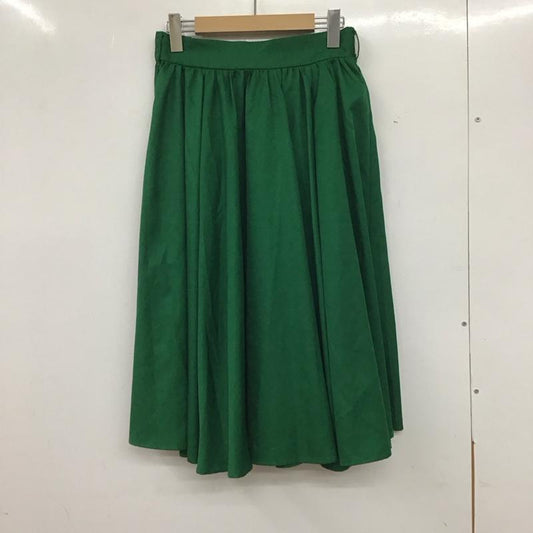 アーバンリサーチ URBAN RESEARCH スカート ロングスカート カジュアルスカート フレアスカート 無地 緑 / グリーン /  レディース USED 古着 中古 10135588