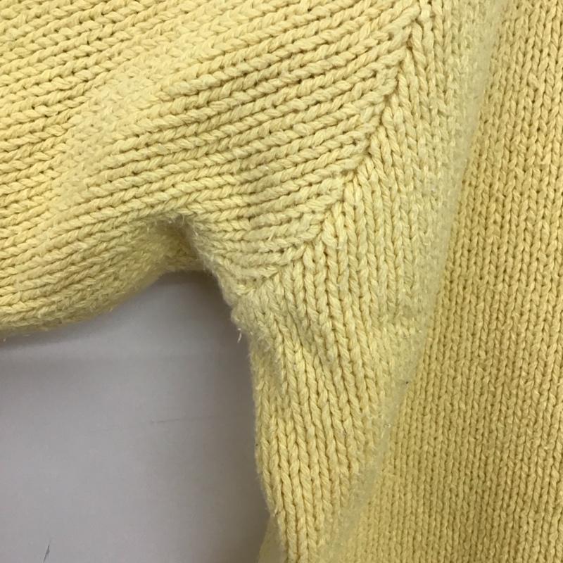 ポロバイラルフローレン Polo by RALPH LAUREN ニット、セーター 長袖 長袖ニットカットソー クルーネック セーター ロゴ、文字 黄 / イエロー /  メンズ USED 古着 中古 10148199