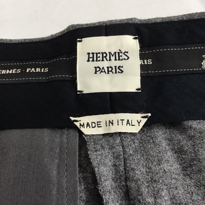 エルメス HERMES パンツ スラックス ゴルチエ期 36 無地 灰 / グレー /  レディース USED 古着 中古 10133395