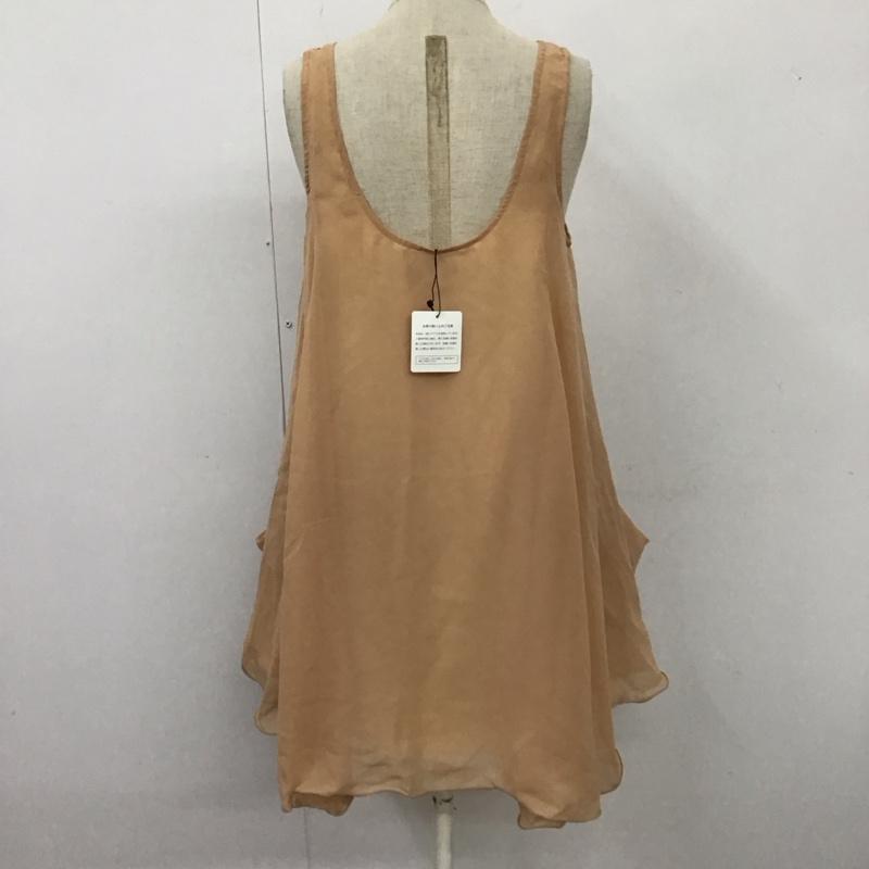 リエンダ rienda ワンピース ミニスカート M 無地 ベージュ / ベージュ /  レディース USED 古着 中古 10113793