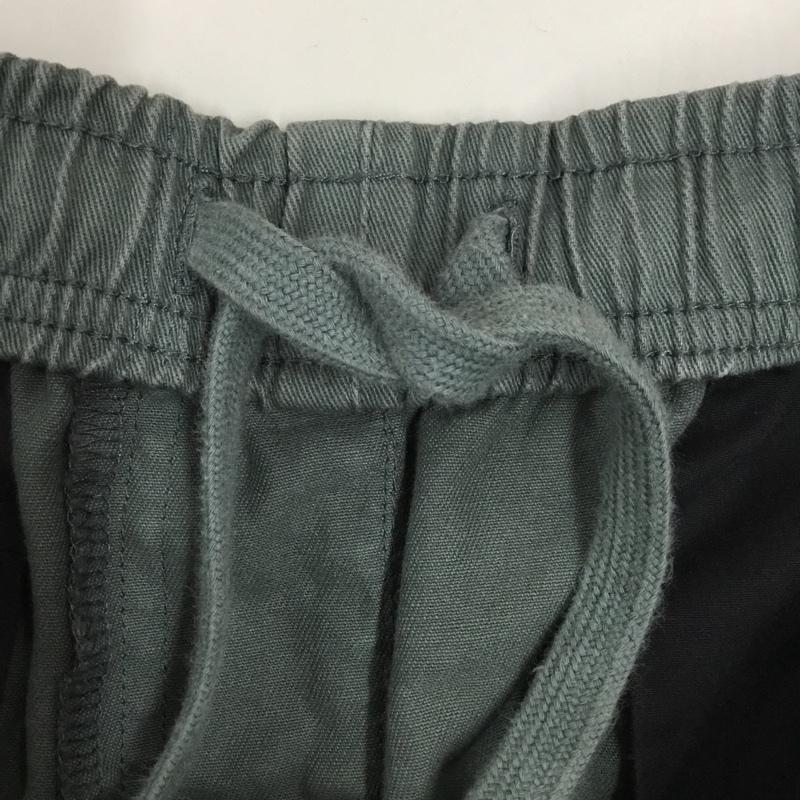 スリルズ THRILLS パンツ ワークパンツ、ペインターパンツ ワークパンツ ワイドパンツ カジュアルパンツ ミリタリーパンツ 32インチ 無地 カーキ / カーキ /  メンズ USED 古着 中古 10117538