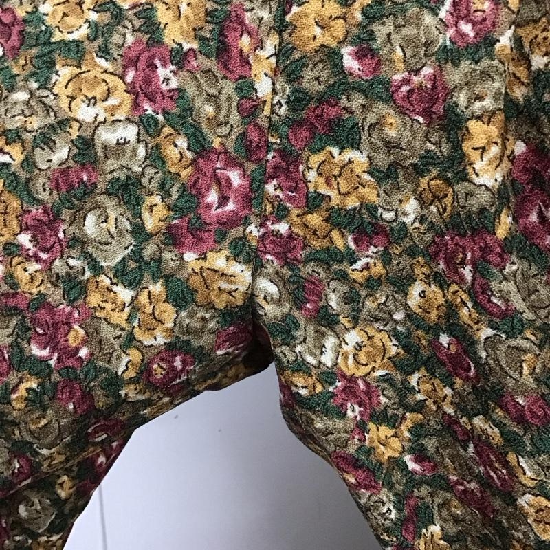 エヘカソポ ehka sopo ワンピース ロングスカート 長袖ロングワンピース フレアワンピース 切り替えワンピース M 総柄 マルチカラー / マルチカラー /  レディース USED 古着 中古 10122973