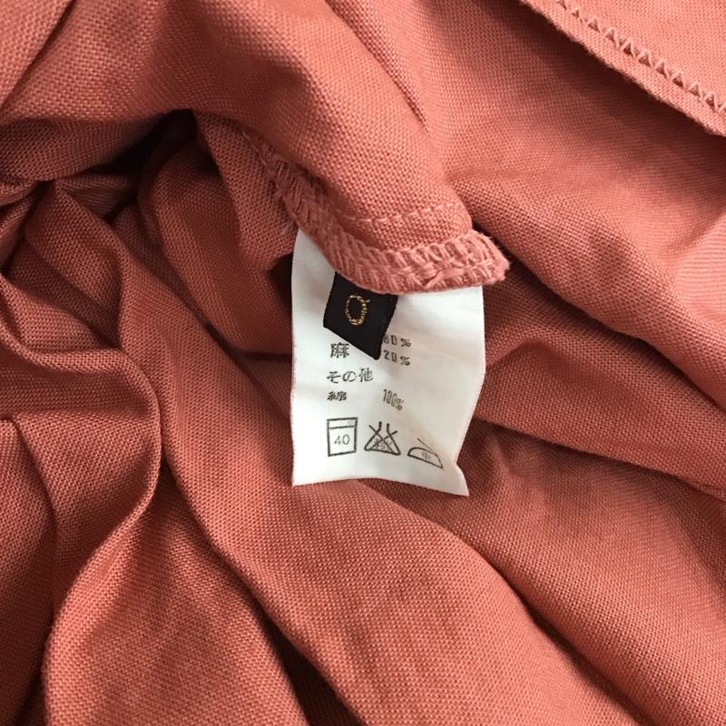 キャピタル KAPITAL ボトムス ボトムス コットン リネン ワイドパンツ XS 無地 橙 / オレンジ /  レディース USED 古着 中古 10113666
