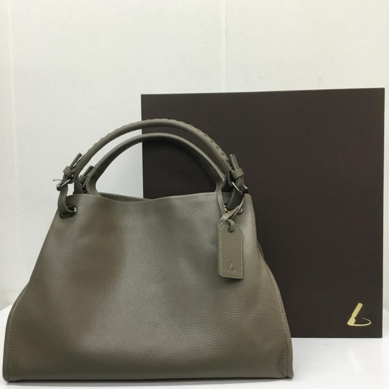 ツチヤカバン 土屋鞄 ハンドバッグ ハンドバッグ CU0127 GR 無地 灰 / グレー /  レディース USED 古着 中古 10110463