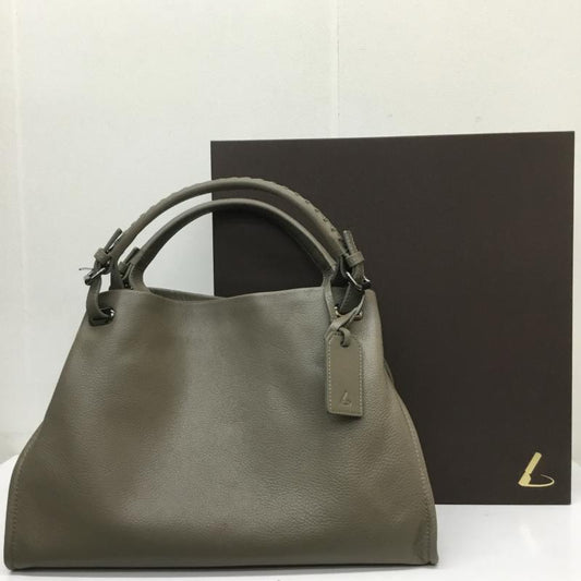 ツチヤカバン 土屋鞄 ハンドバッグ ハンドバッグ CU0127 GR 無地 灰 / グレー /  レディース USED 古着 中古 10110463